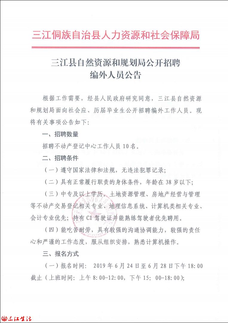 犍为县自然资源和规划局招聘启事概览